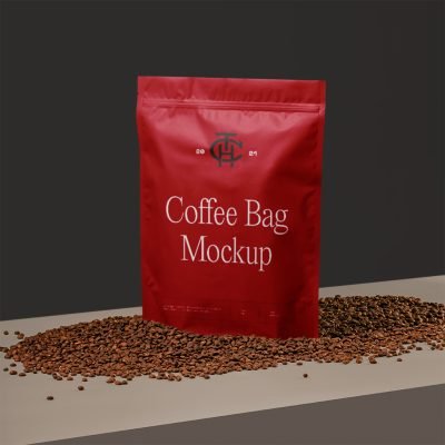 Free Coffee Bag Mockup