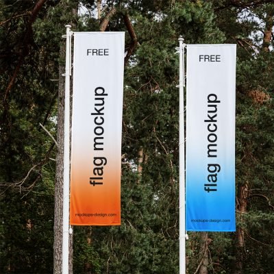 Three_Banner_Flags_Mockup